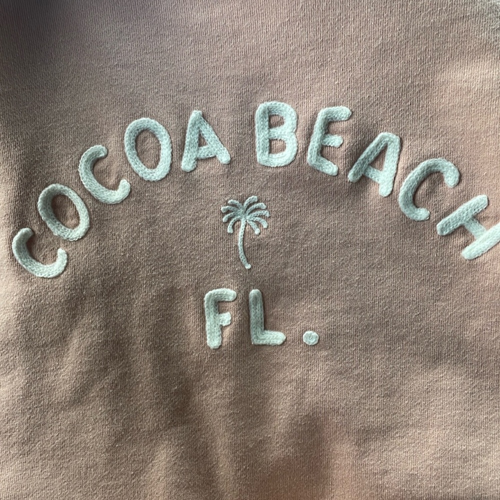 JCREW Garment-dyed "Cocoa Beach" sweatshirt